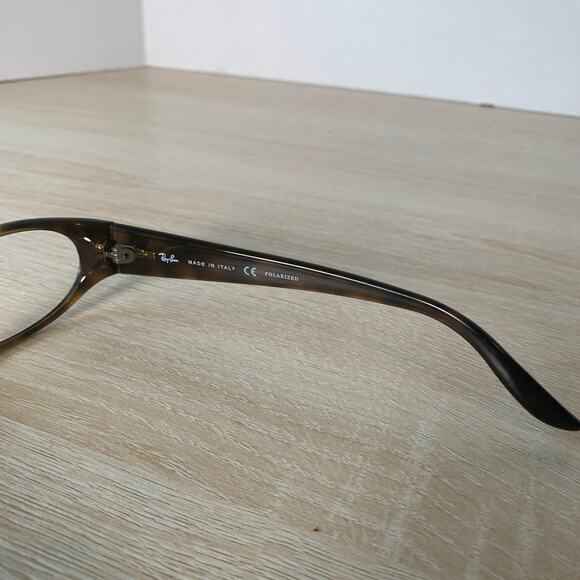 Ray-Ban RB2128 902/57 Wrap Oval Tortoise Shell Frames Only Made in Italy - Picture 6 of 8